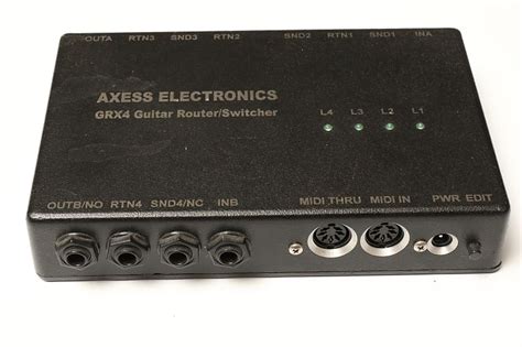 axess electronics pedals online|Axess Electronics GRX4 Midi Effects Switcher .